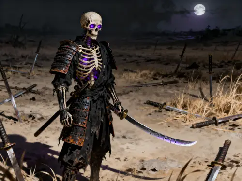 Samurai Skeleton Art & History