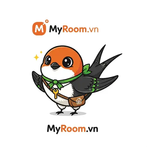 Charming MyRoom.vn Swift Mascot Design