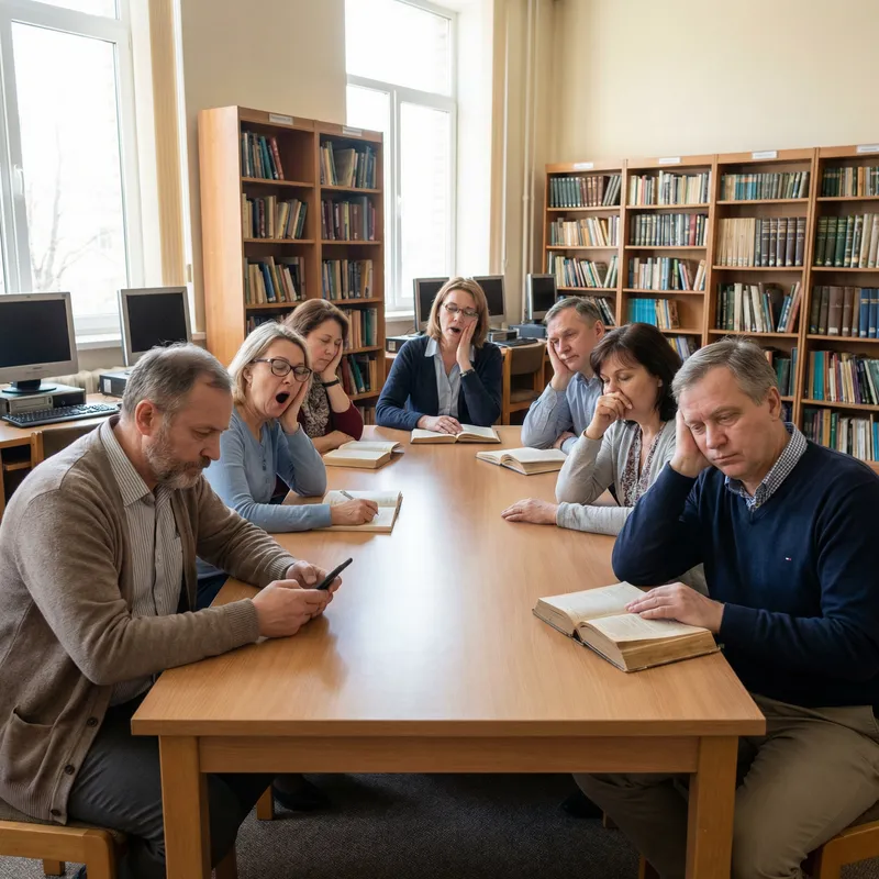 Documentary Capture of Teachers in Library