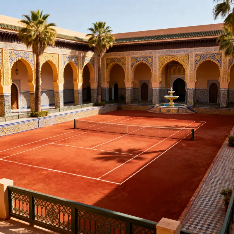 Moroccan Tennis Big Court - Premier Sports Venue