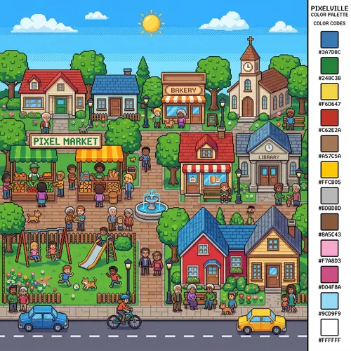 Explore the Vibrant Pixelville Community