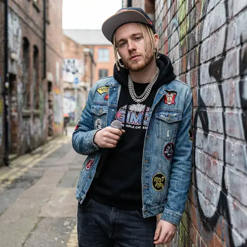 White Rapper with Braids - Unique Style Inspiration