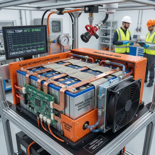 Electric Vehicle Battery Management System Fire Safety Measures