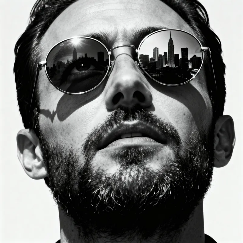 Dramatic Black and White Portrait in 4K Dramatic Black and White Portrait in 4K