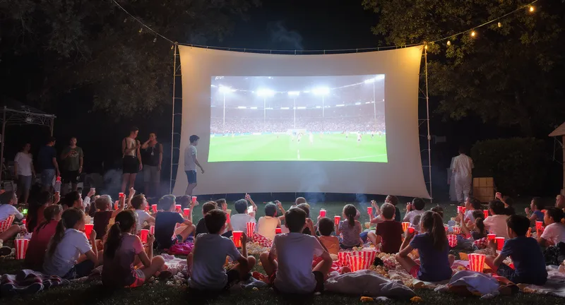 Fun Outdoor Football Night for Kids