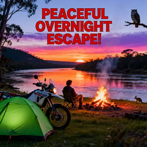 Peaceful Overnight Escape: Tenere 700 Camping