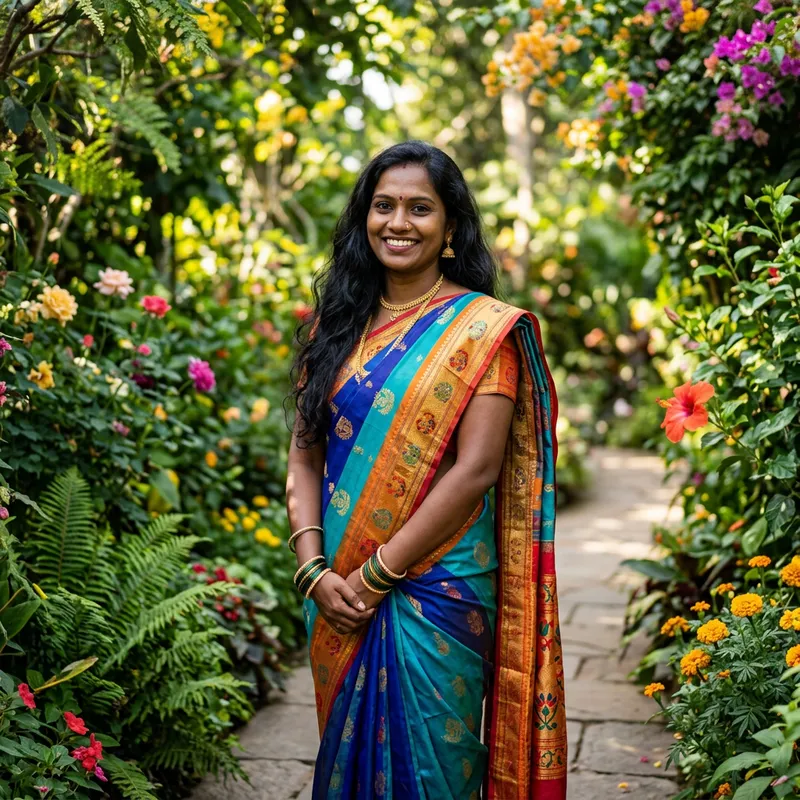 Elegant South Asian Woman | Cultural Beauty