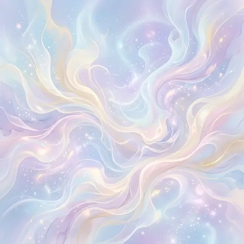 Dreamy and Ethereal Pastel Colored Abstract Design | Serene Dreams