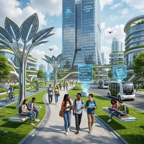 Futuristic University Campus: Innovation Awaits