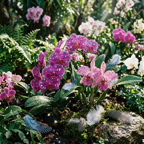 Feather Birthstone Orchids: A Magical Garden of Vibrant Colors