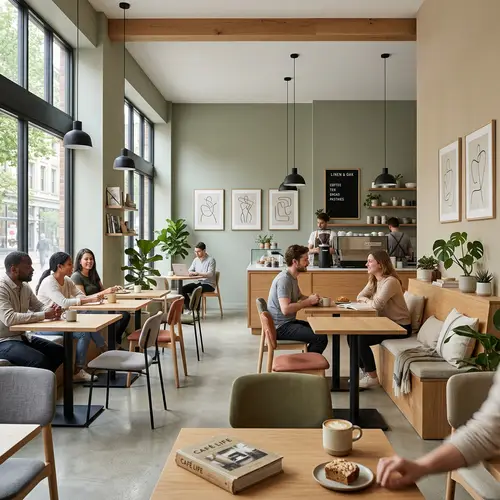 Modern Minimalist Café Interior Design Ideas