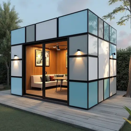 Modern Pod Office Design: Rubik’s Cube Style