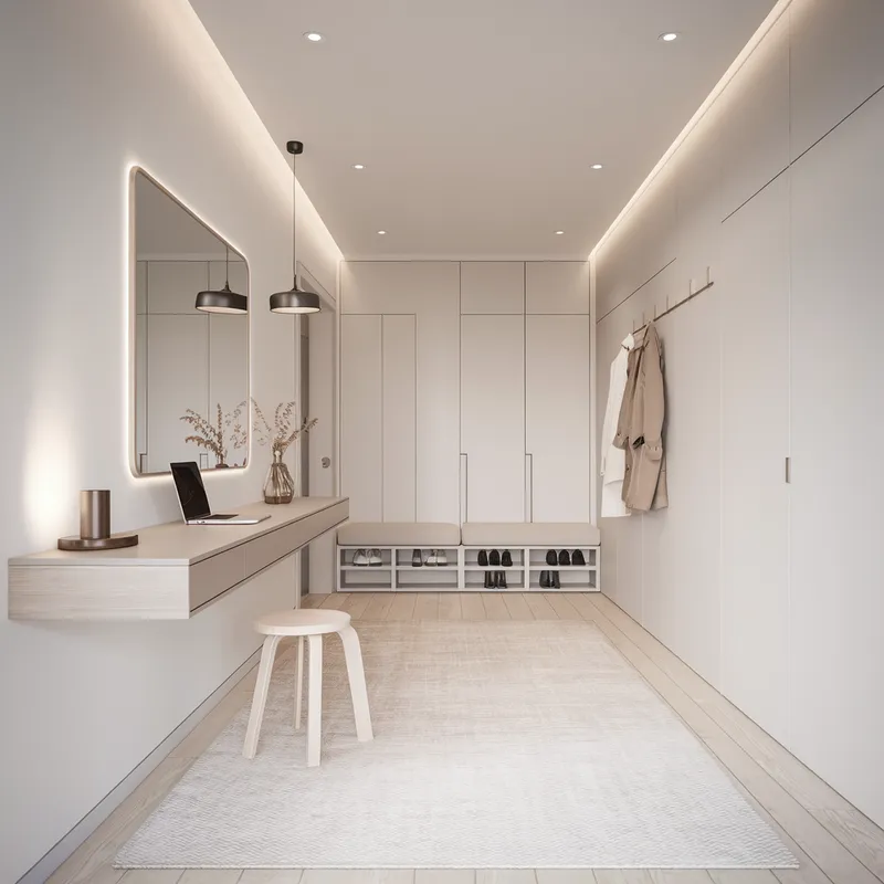 Modern Minimalist Entrance Hallway Design Ideas