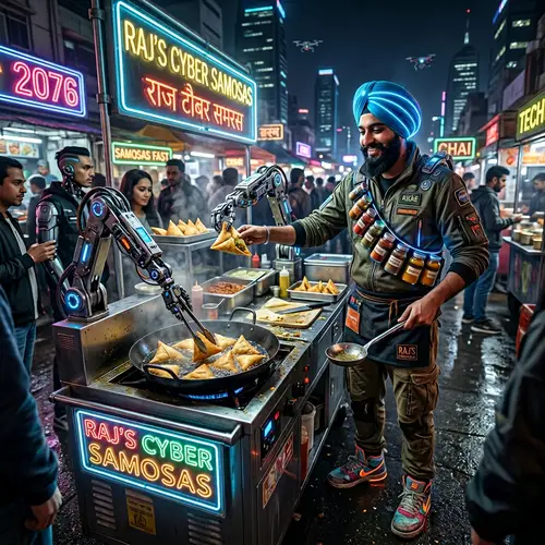 Tech-Savvy Street Chef: Perfect Samosas in Record Time