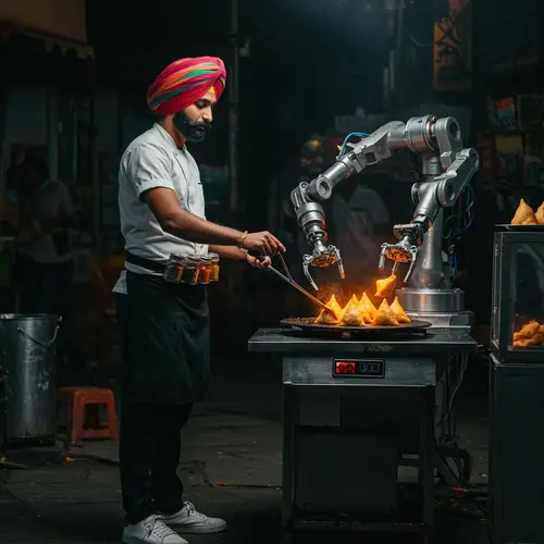 Tech-Savvy Street Chef: Perfect Samosas in Record Time