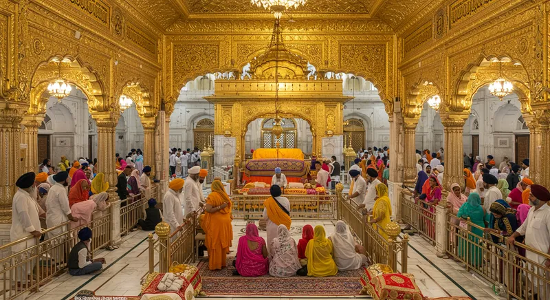 Inside Kirtan at Golden Temple Amritsar