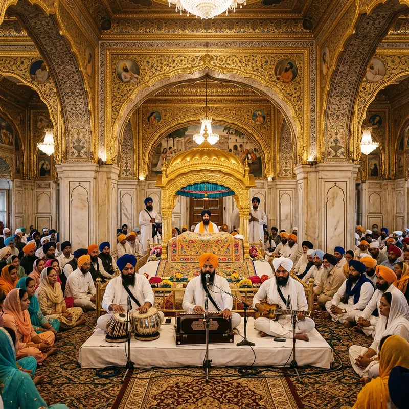 Inside Kirtan at Golden Temple Amritsar