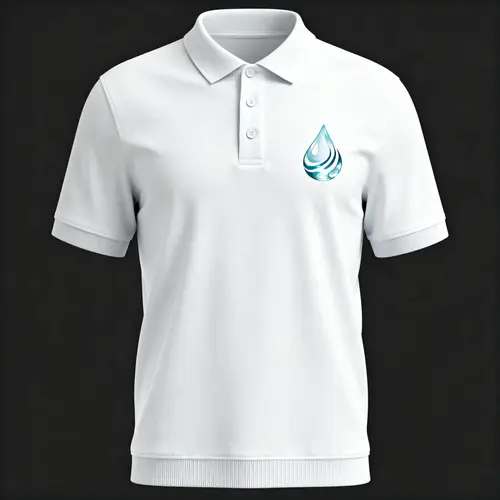 Custom Polo Shirts with Ion Water Logo