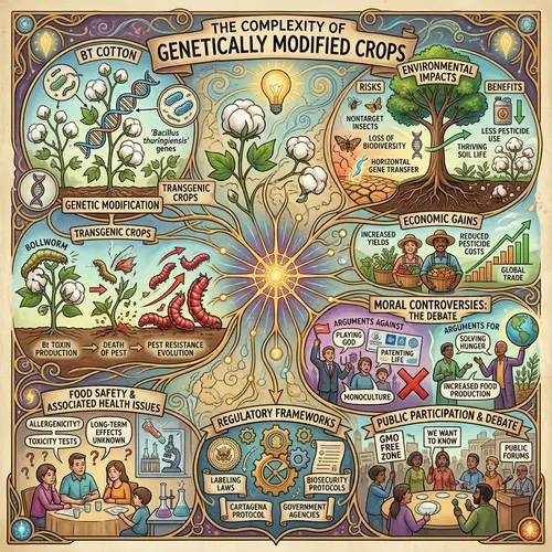Genetically Modified Crops: Impacts, Controversies & Regulations