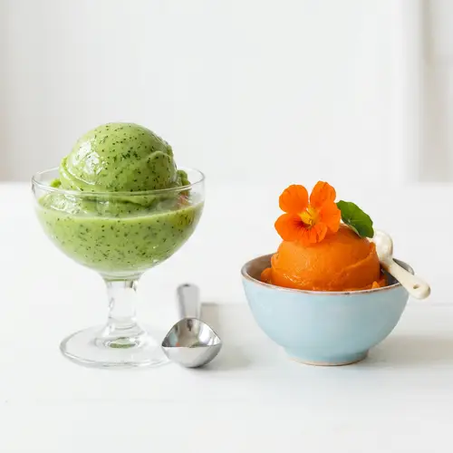Nettles and Nasturtium Sorbets: Unique Flavors and Vibrant Colors