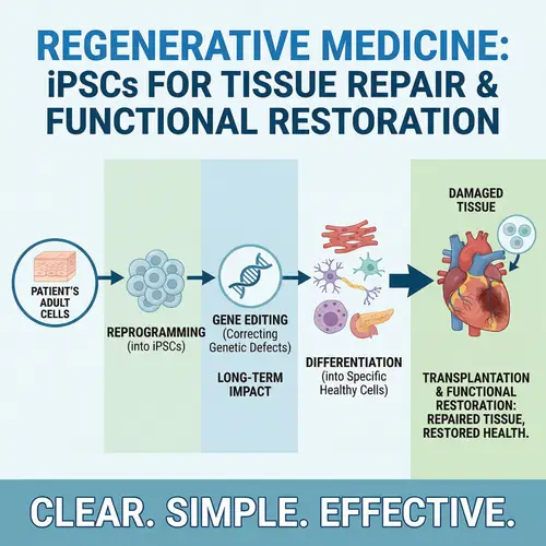 Regenerative Medicine with iPSCs: Tissue Repair & Gene Manipulation
