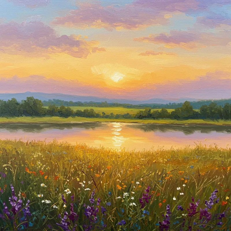 Oil Painting Background for Animal Displays