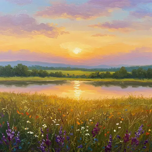 Oil Painting Background for Animal Displays