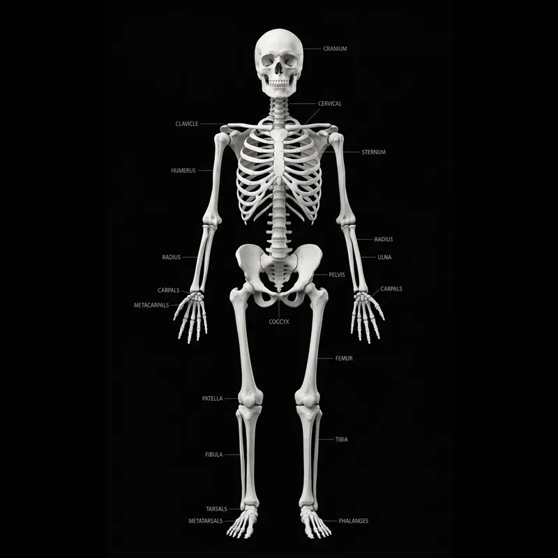 Human Skeleton Illustration