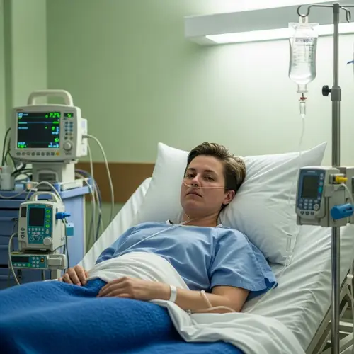 Recovering in the Hospital Bed