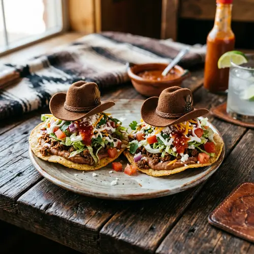 Delicious Cowboy-themed Tostadas | Crunchy & Colorful