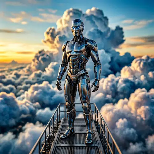 Hyper-Realistic Male Robot Design for AI Companies