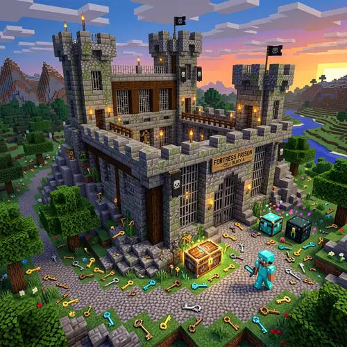 Minecraft Prison: Explore Keys & Treasure Chests