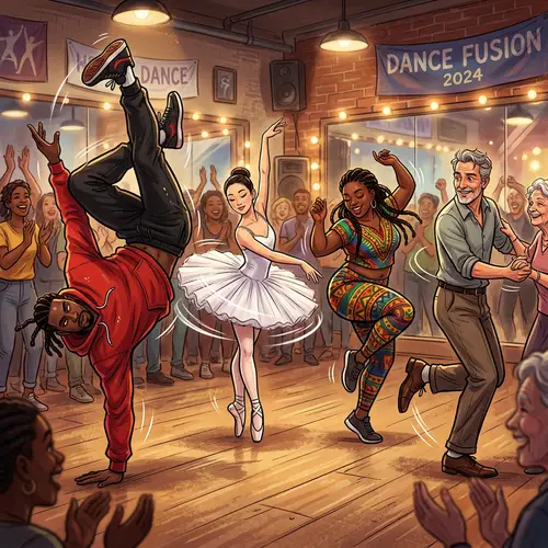 Diverse Group Dancing | Breakdancing, Ballet, Afrobeat & Swing