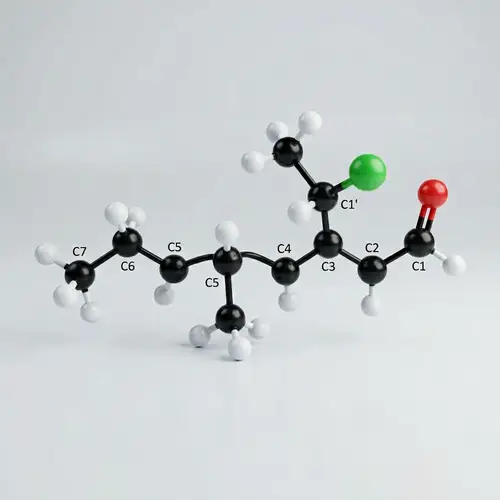 2-(1-Chloroethyl)-5-Methylheptanal Structure Analysis