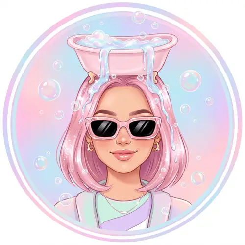 Surreal Stylish Woman in Pastel Art