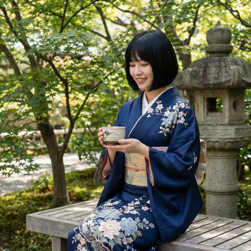 Tsuruko Aoyama: Elegance in Traditional Kimono Tsuruko Aoyama: Elegance in Traditional Kimono