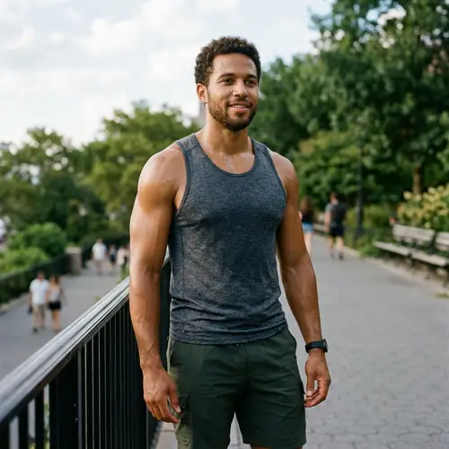 Powerful Muscular Mulatto Man - Fitness Inspiration