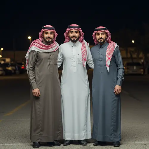 Saudi Arabia Traditional Thobe and Shomag