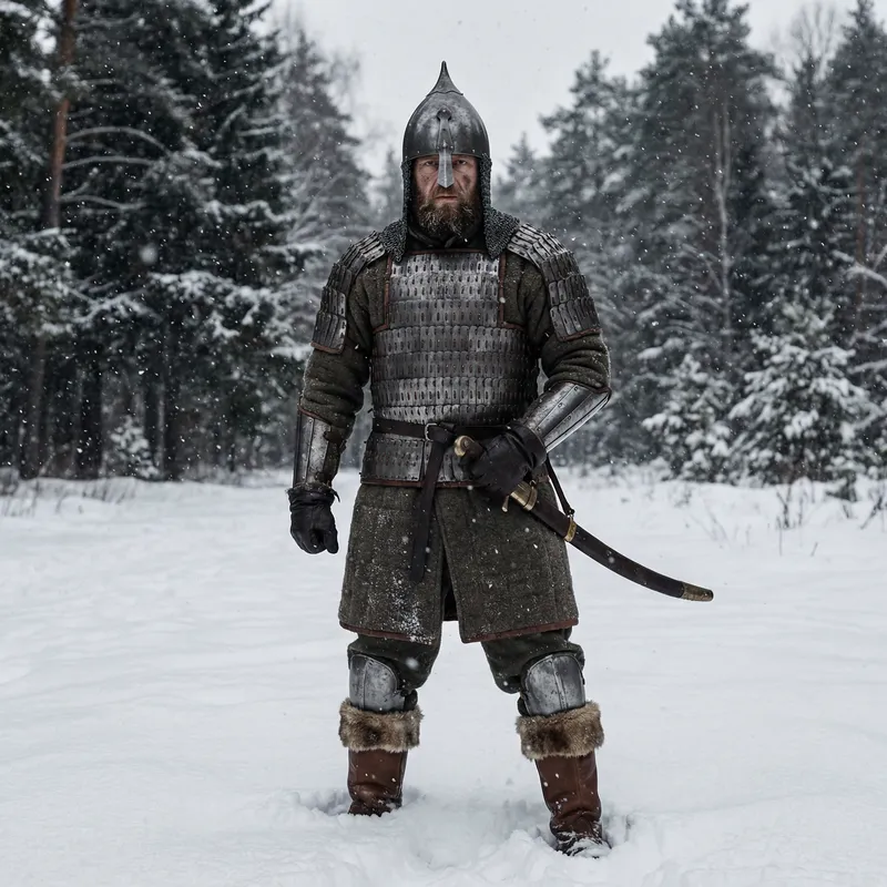 Russian Warrior: Embodying the Spirit of Valor