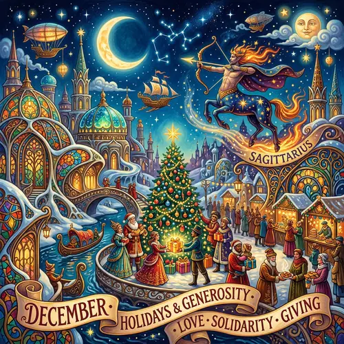 Fantasy Holidays and Generosity | Sagittarius Zodiac Sign Theme