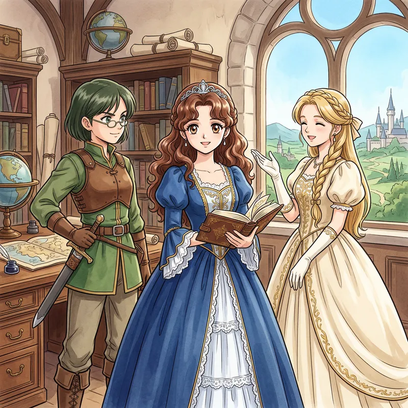 Princess Maker Style 2D Women Art & Games