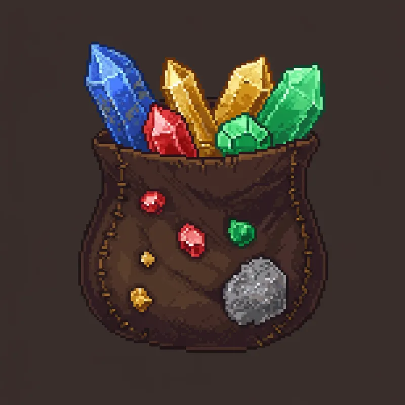 Crafting a 16x16 Mineral Bag - Step by Step Guide