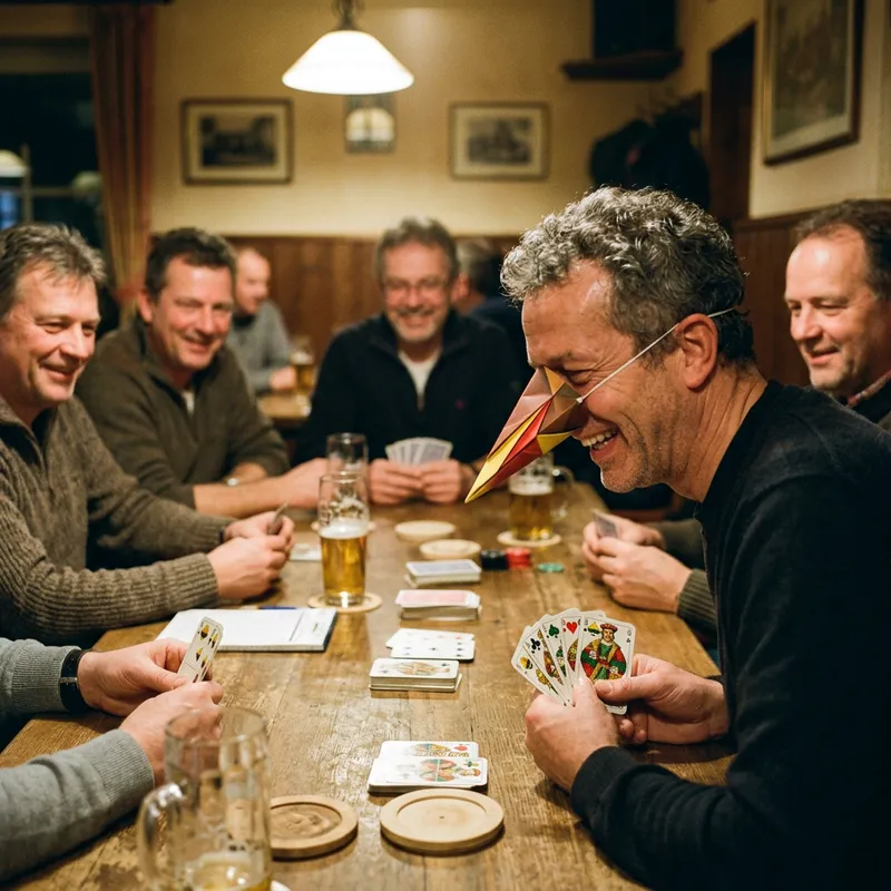 Pappnase beim Doppelkopf: Spaß und Strategie