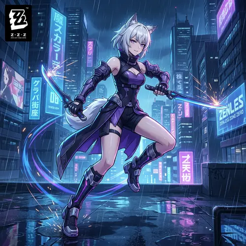 Hoshimi Miyabi in Zenless Zone Zero