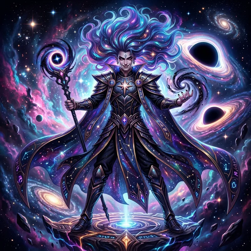 Galactic Odyssey Kayn | Spectacular Emperor League of Legends Art