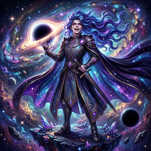 Emperor Kayn League of Legends Art - Epic Galaxy Adventure