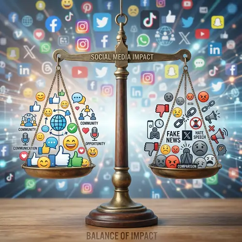 The Impact of Social Media: Positive vs Negative