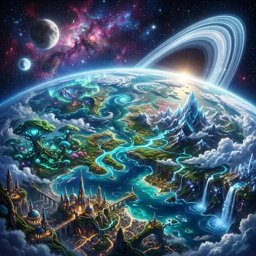 Explore the Fantasy Planet: A Visual Journey