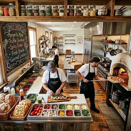 Vibrant Cloud Kitchen: Artisanal Pizzas & Sandwiches