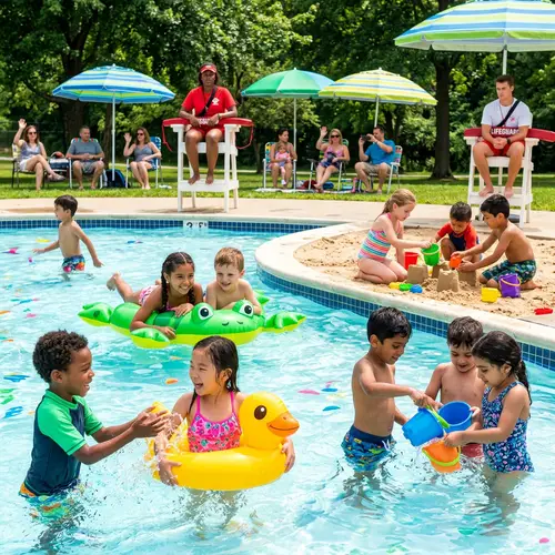 Fun and Safety at the Children's Pool